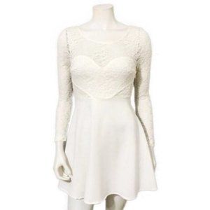 Xenia Boutique | Ivory Lace Mini Dress Bundle | XS